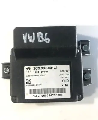 Volkswagen PASSAT B6 Hand brake control module 3C0907801J 16887301A