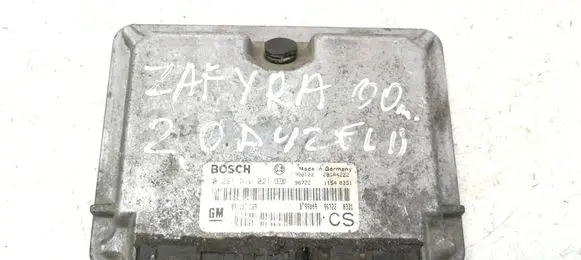 Opel Zafira A Engine control unit/module 28SA4222 0281010021 09133269