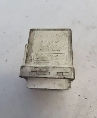 BMW 3 E46 Glow plug pre-heat relay 2247664