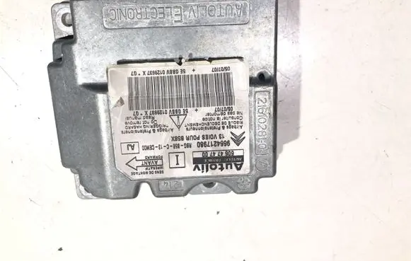 Citroen C4 Grand Picasso Airbag control unit/module 9664217980 606474700