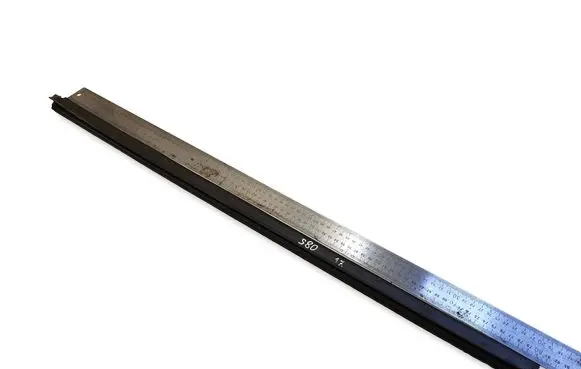 Volvo S80 Front door glass trim molding 
