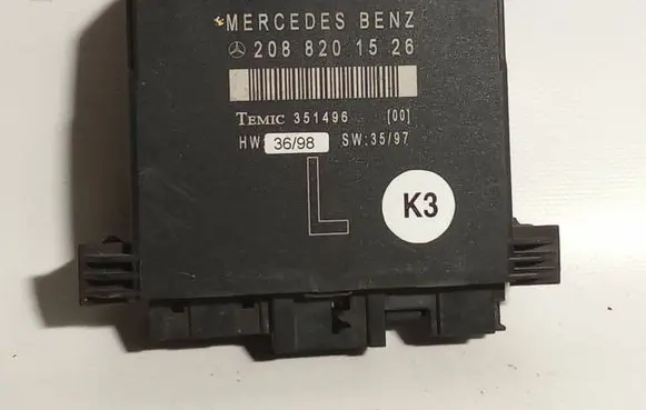 Mercedes-Benz CLK A208 C208 Door control unit/module 2088201526