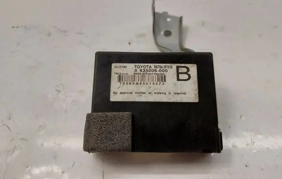 Toyota Verso Immobilizer control unit/module 897840F010 625006000