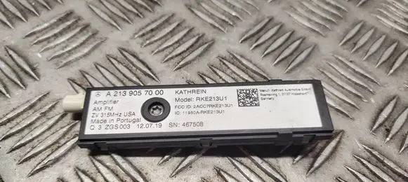 Mercedes-Benz S C217 Aerial antenna amplifier A2139057000 Q3ZGS003 315MHZ