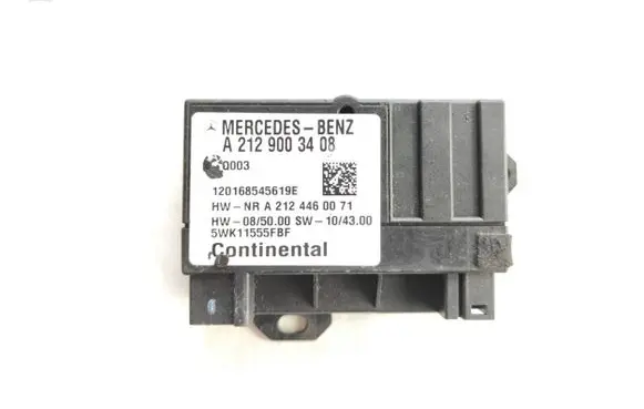 Mercedes-Benz E W212 Fuel injection pump control unit/module A2129003408 5WK11555FBF A2124460071