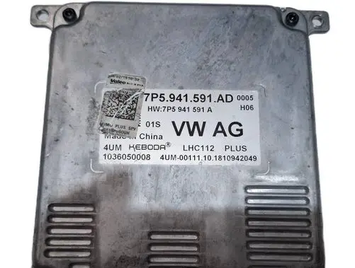 Skoda Octavia Mk3 (5E) Headlight ballast module Xenon 7P5941591AD 7P5941591A 1036050008