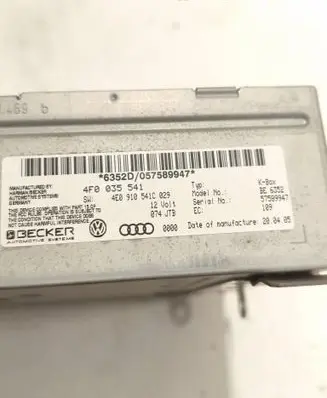 Audi A6 S6 C6 4F Radio/CD/DVD/GPS head unit 4F0035541
