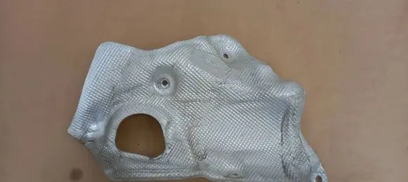Heat shield in engine bay