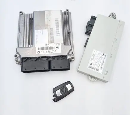 BMW 3 E90 E91 Engine ECU kit and lock set 7801712 6943791 0017084