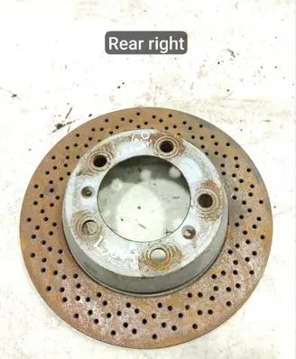 Porsche Cayman 981 Rear brake disc