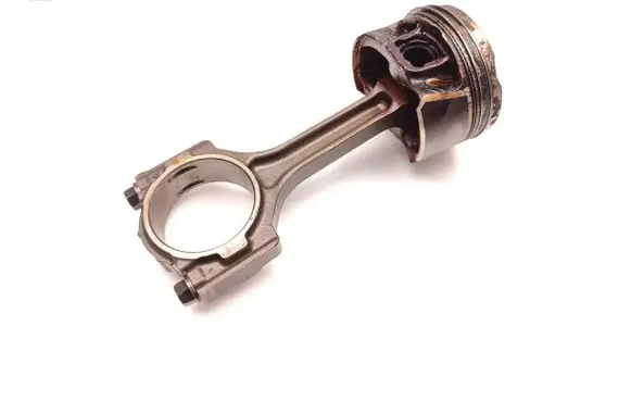 Piston with connecting rod