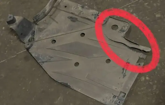 BMW 4 F36 Gran coupe Rear underbody cover/under tray 7258049