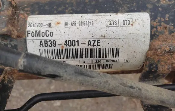 Rear axle beam