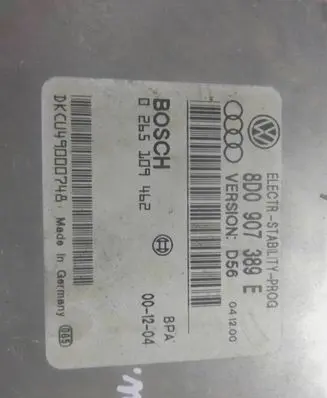 Audi A6 S6 C5 4B ABS control unit/module 8D0907389E 0265109462 DKCU49000748