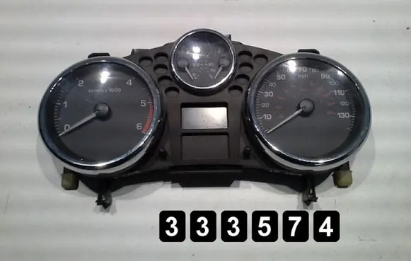 Peugeot 207 Speedometer (instrument cluster) 9662905080