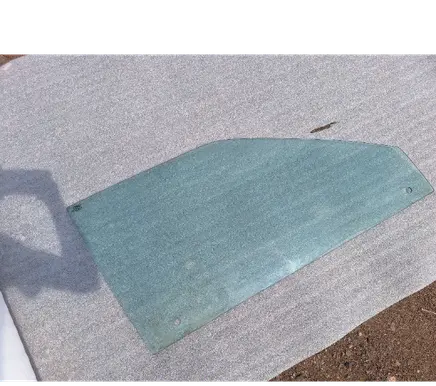 Audi Coupe Front door window/glass (coupe) 43R001026 DOT27M25000AS2