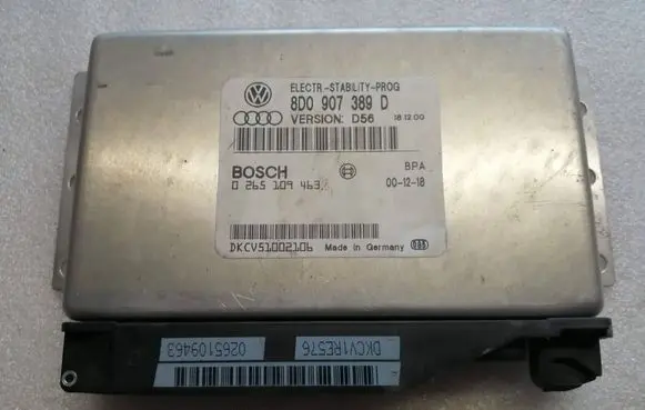 Volkswagen PASSAT B5 ESP (stability system) control unit 8D0907389D DKCV51002106 0265109463