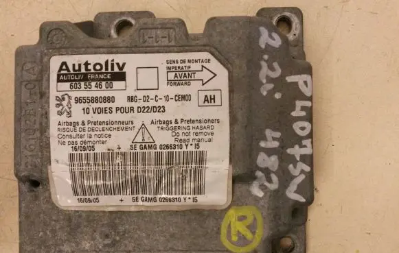 Peugeot 407 Airbag control unit/module 9655880880 603554600