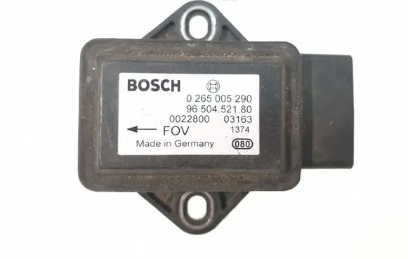Peugeot 307 ESP acceleration yaw rate sensor 0265005290 9650452180