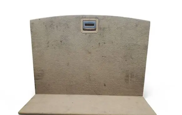Porsche Cayenne (92A) Trunk/boot floor carpet liner 7P5863546H