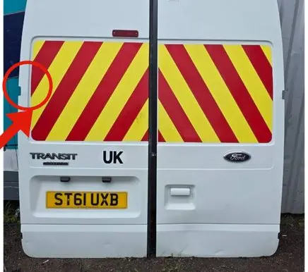 Ford Transit Loading door upper hinge 