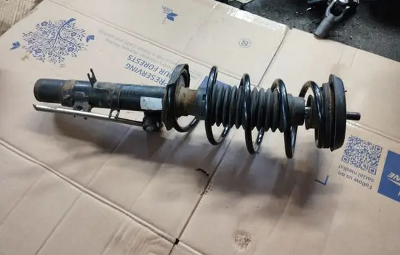 Citroen C2 Front shock absorber with coil spring
