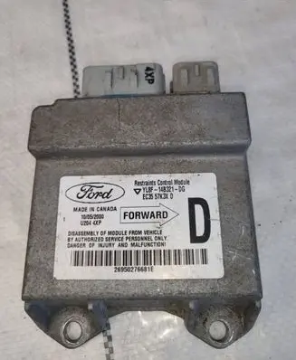Mazda Tribute Airbag control unit/module Yl8f14b321dg