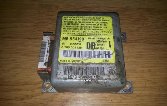 Mitsubishi Carisma Airbag control unit/module mb954199 0285001128