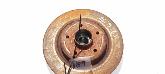 Renault Kangoo II Rear brake disc neventiliuojamas
