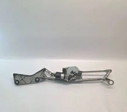 Front wiper linkage and motor