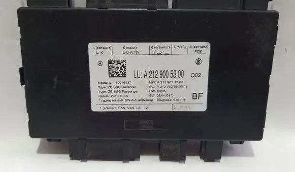 Mercedes-Benz E W212 Seat control module A2129005300