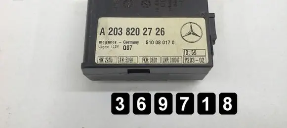 Mercedes-Benz C W203 Engine control unit/module (W203) # 2038202726