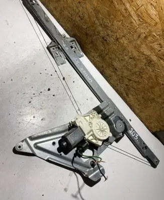 Front door window regulator with motor