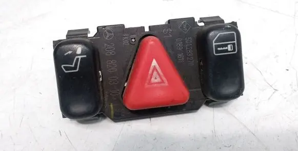 Mercedes-Benz E W210 Hazard light switch 2088200310