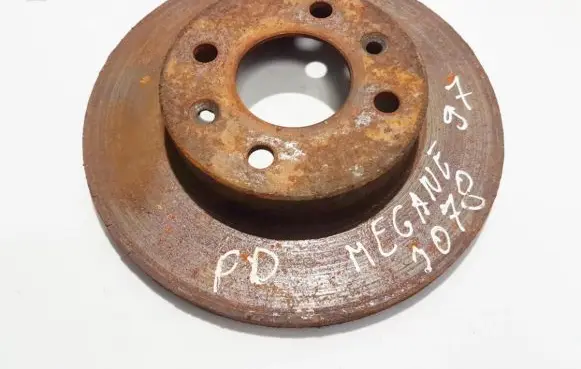 Renault Megane I Front brake disc neventiliuojamas