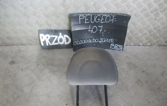 Peugeot 407 Rear seat headrest 