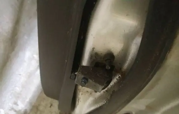 Rear door check strap stopper
