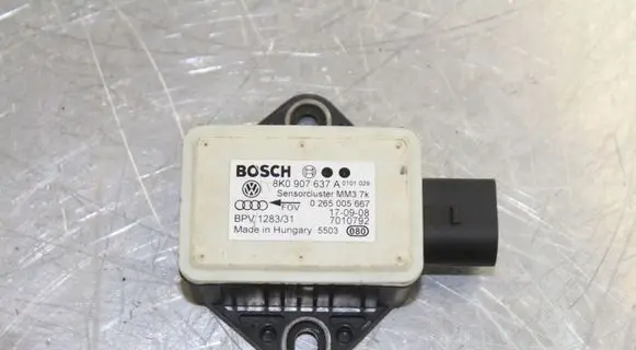 Audi A4 S4 B8 8K ESP acceleration yaw rate sensor 8K0907637A