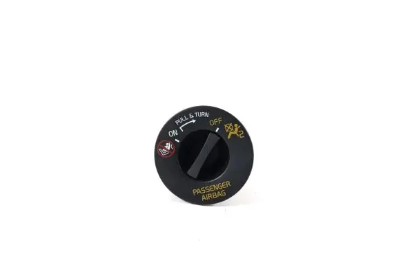 Passenger airbag on/off switch
