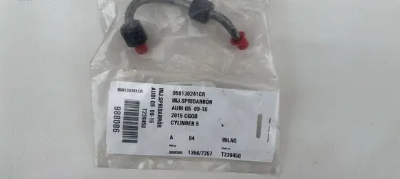 Audi Q5 SQ5 Fuel injector supply line/pipe 059130241CR T239450 13567267