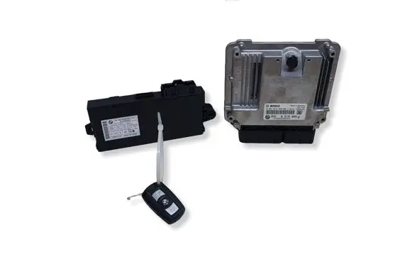 BMW 3 E90 E91 Engine ECU kit and lock set 8518268 0281018558 9262361