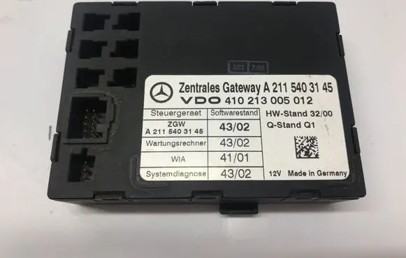 Mercedes-Benz E W211 Door central lock control unit/module A2115403145 410213005012