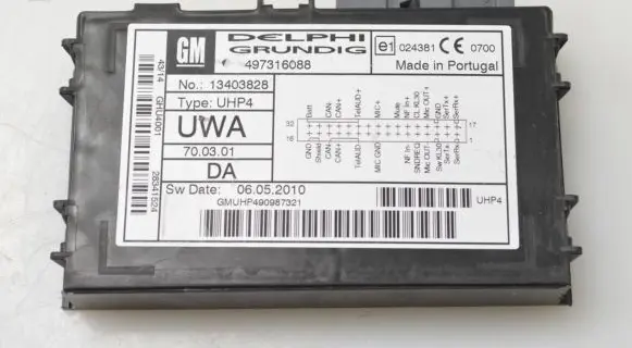 Opel Antara Bluetooth control unit module 13403828