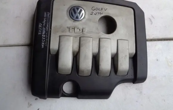 Volkswagen Golf V Engine cover (trim) 038163925BK