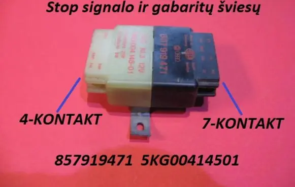 Audi 100 200 5000 C3 Light relay 857919471 5KG00414501