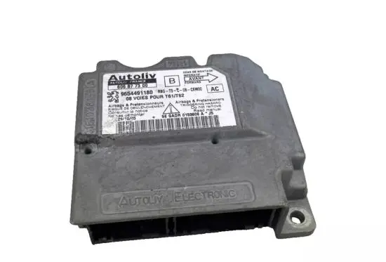 Peugeot 307 Airbag control unit/module 9654491180