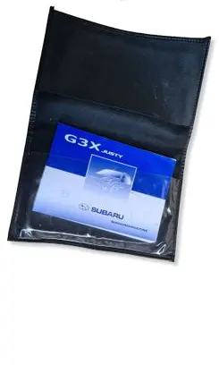 Subaru Justy Owners service history hand book 