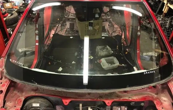 Mazda 6 Front windscreen/windshield window 