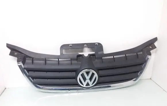 Volkswagen Touran I Front bumper upper radiator grill 1T0853651 1T0853653