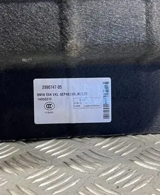 BMW X1 E84 Trunk/boot mat liner 299074705